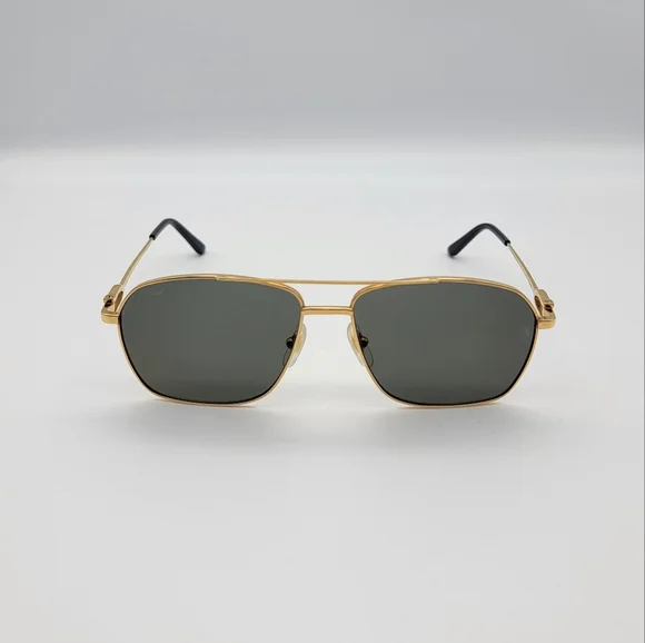 Cartier Men's Gold Frame Glasses with Black Accents - Picture 10 of 10